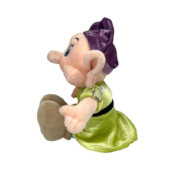 Disney Store Exclusive Snow White Dopey Dwarf Plush - Bean Bag Bottom - Picture 4 of 10
